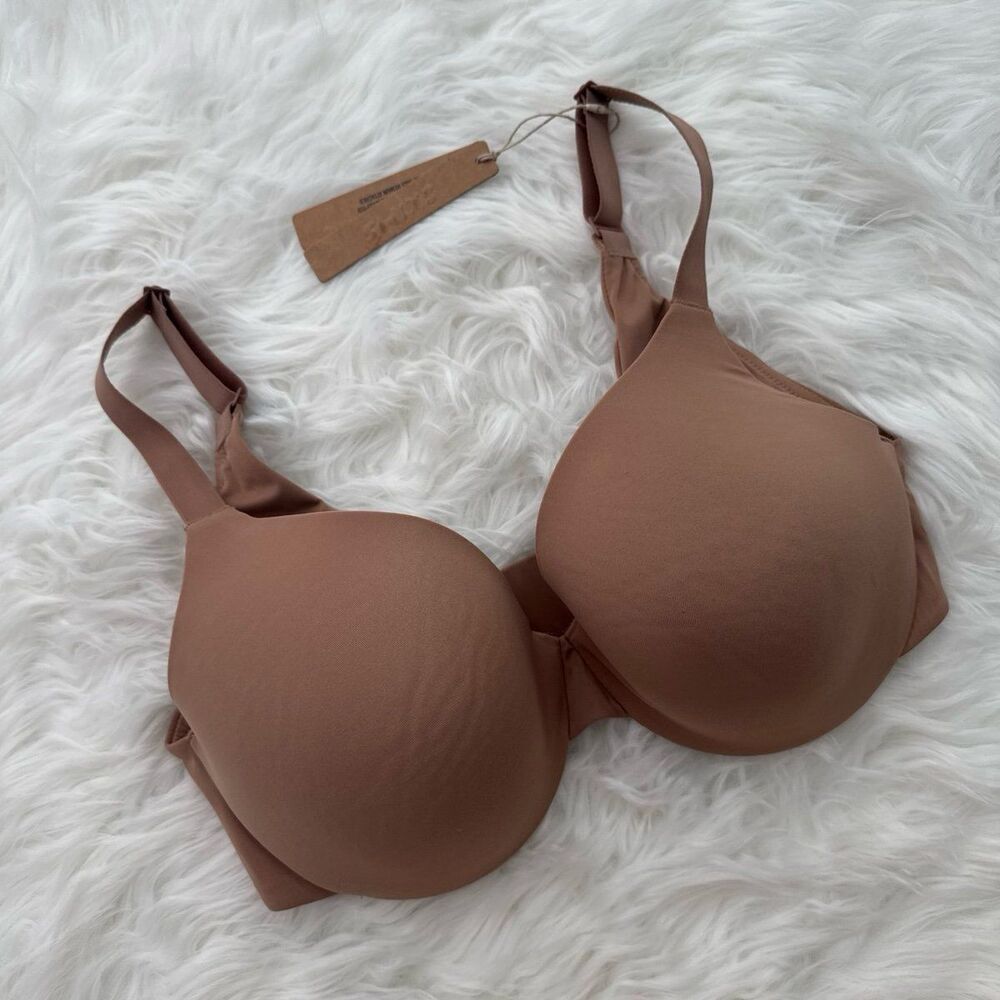 Skims Smoothing Intimates Full Coverage Lightly Lined Bra Sienna Size 34D - Picture 3 of 8